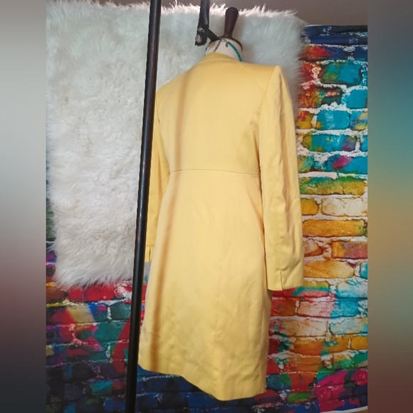 Anne Klein Yellow Jacket and Dress Suit New With Tags Size 4P - Picture 6 of 14